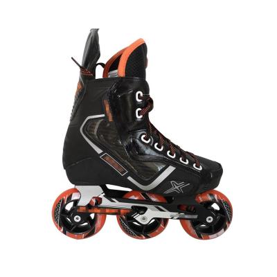 China Carbon Fiber / Fiberglass 3 in 1 Racing Professional Inline Hockey Skates High Quality Roller Ground Hockey Shoes Inline Skates for sale