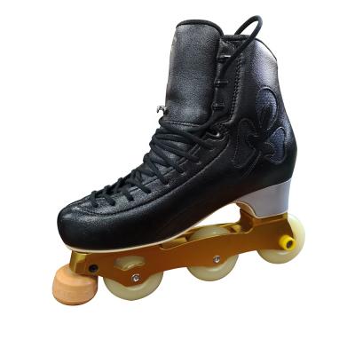 China PU New Arrival Professional Figure Skates High Quality Genuine Leather Integrated Figure Skates Figure Skates for sale