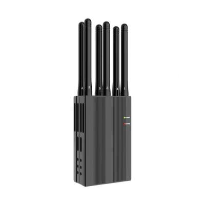 China 10 Antenna Handheld Signal Jammer Portable Mobile Signal Jammer DC12V for sale