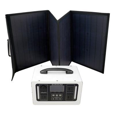 China Type C 230v 600 Watt 1kwh 2kwh 3kwh Portable Solar Powerful Power Plant Solar Generator Short Circuit Protection for sale