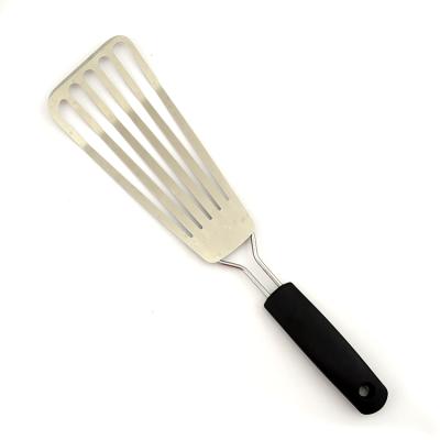 China Stocked Kitchen Cooking Tools Non Slip PP Handle Colander Serving Slotted Turner for sale