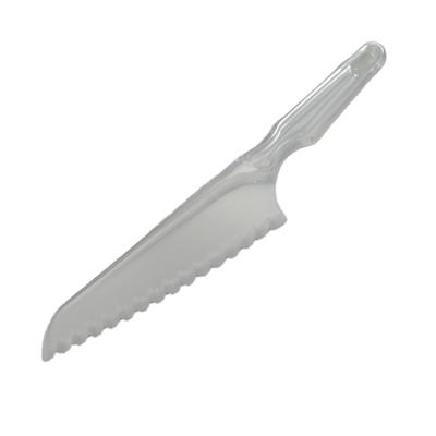 China Low Price Wholesale Cheap Household Cake Stocked White Plastic Knife for sale