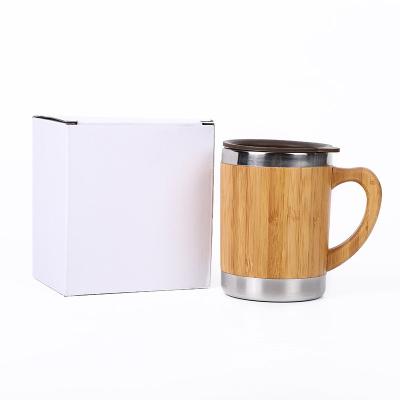 China Disposable custom bamboo fashion office stainless steel logo leisure coffee tumbler Reusable Tea portable cup for sale