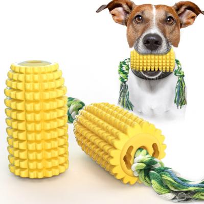 China Healthy Dog Bite Toy Portable Molar Resistant Chew Resistant Toothbrush Corn Stick Pet Toy Pet Toy for sale