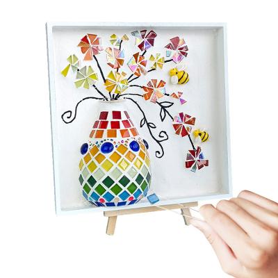 China De-mold Mosaic Craft Fun DIY Kit Arts and Easy Crafts Decor and Supplies for Kid Glass Mosaic Tile Kits for sale