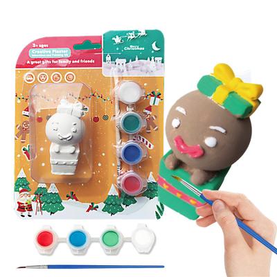 China Gift and Home Decor Christmas Kids Arts and Crafts Painting Kit Plaster Painting Craft Art Set for Painting Your Own Creative Activity DIY Christmas Toy Gi for sale