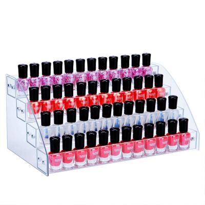 China High Quality Waterproof Acrylic Riser Acrylic Nail Polish Display Stand for sale