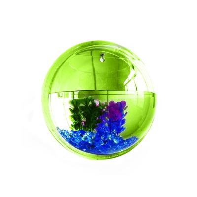 China Wholesale Waterproof Wall Mounted Clear Acrylic Fish Tank Decorative Planters for sale