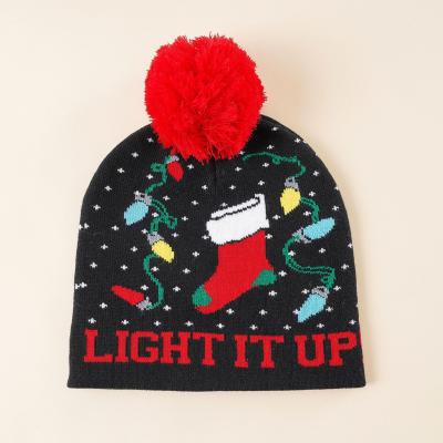 China COMMON Hats For Mens Christmas Kids Knit Winter Hats Christmas Gifts Hat Cheap Wholesale for sale