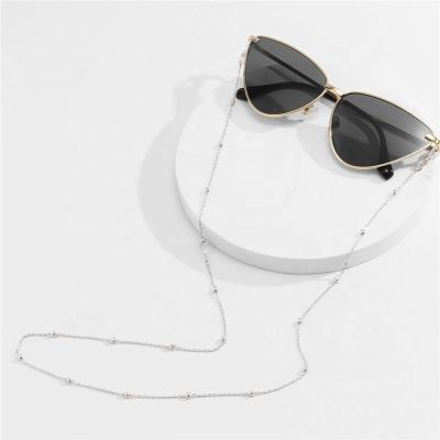 China TRENDY simple temperament round pearl monocle chain fashion chain accessories wholesale creative pearl garment accessories for sale