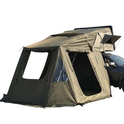 China Extended Type Family Rooftop Tent Top Camping Travel Camping Tent Outdoor Folding Tent for sale