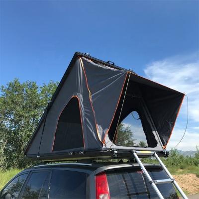 China Diagonal Tying Type Hard Aluminum Suv Roof Top Person Camping Roof Top Tent Shell 4 Person Tent For Car Hard Shell Rooftop Tent for sale