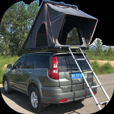 China Extended type 2021 roof top tent aluminum tailgate hardshell roof top tent for sale noise the tent for sale