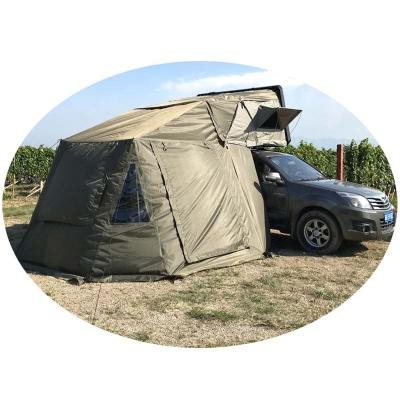 China Extended Type Auto Outdoor Vehicle Roof Top Tent Hard Top Roof Top Camping Truck Tents for sale