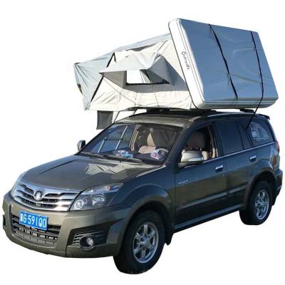 China Extended Type 2021 Lightweight 4x4 Offroad Camping 4 Person Family Hard Shell Car Roof Top Tent for sale