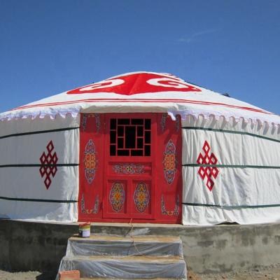 China Diagonal Bracing Type Diameter 4m 5m 6m 7m Luxury Waterproof Family Party 8m glamping Mongolian Yurt For Beach for sale