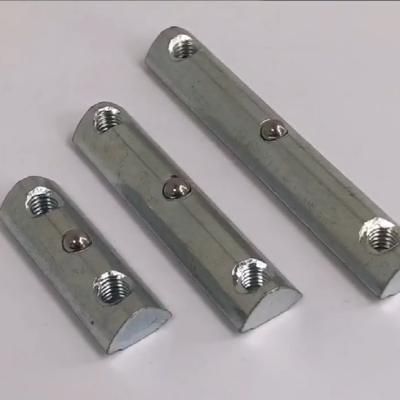 China Good Price Steel Spring Loaded Ball Insert T Nut Fastener Slot 8 For 40 45 Aluminum Profile (2A17.CDE) for sale