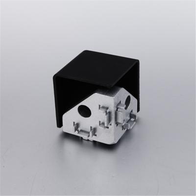 China Decorations 335.0101A.01 Slot 8 Profile Accessories 3 Way Corner Aluminum Bracket 3 Dimensional Box Connector for sale