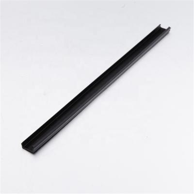 China 390.0900A.01 Industrial Black U Slot Cover 8 Slot Aluminum Profiles PP T Joint Strip 3.8*9.1 for sale