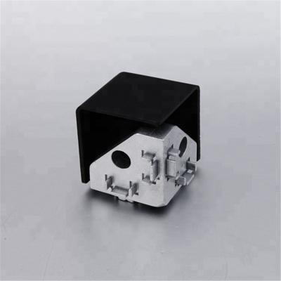 China Free Sample 3 Way Automotive 4040 Metal Tube Connector Square Slot 8 For Aluminum Profile (335.0101A) for sale