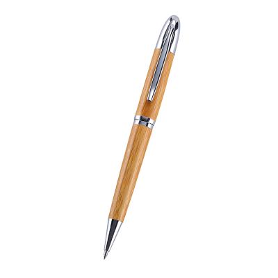 China China Wholesale Natural Bamboo Custom Ballpoint Pen Logo Pen for sale