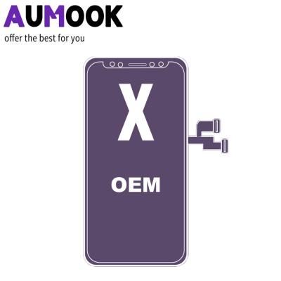 China OLED LCD Display AUMOOK Mobile Phone Oled OEM For Pantalla Para Iphone X Xs Max 11 Oled For Iphone X LCD Display Screen Replacement for sale