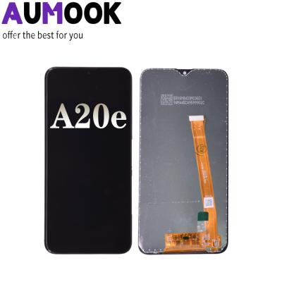 China Phone LCD Screen Replacment AUMOOK China Wholesale Price Mobile Phone For Samsung A20e A202 LCD With Touch for sale