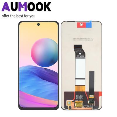 China Broken Fix Phone AUMOOK Screen LCD Display Screen and Original Touch Replacement Digitizer Assembly For Xiaomi Redmi Note 10 5g for sale