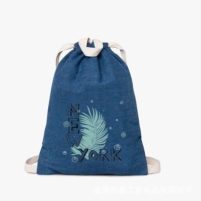 China Soft Cotton Drawstring Bag Soft Material For Gift Packaging for sale