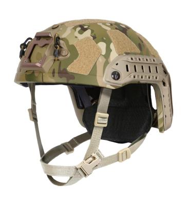 China Full SF High Cut Super FAST Military Helmet FAST High-Cut Protective Combat Helmet with Earpiece Headband Grooved for sale