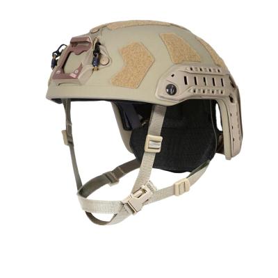 China Full SF High Cut Super FAST Military Helmet FAST High-Cut Protective Combat Helmet with Earpiece Headband Grooved for sale