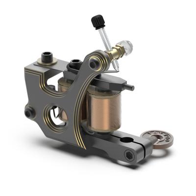 China Handmade Permanent Wholesale Professional For Liner 10 Wrap Coils Tattoo Machine for sale