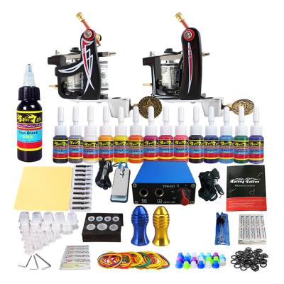 China Solong Cheap Pro Complete Body Art Tattoo Machine Kit For Tattoo Artist for sale