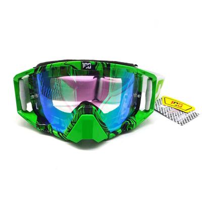 China Protective Water Transfer Printing Frame PC Lens Personality Anti-fall Anti-fall Outdoor Sports Helmet UV Goggles for sale