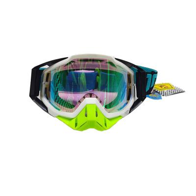 China Outdoor Sporting Goods Customized High Definition PC Electroplating Lenses With Multicolor Frames With Motorcycle Eye Vintage Goggles Helmet Outdoor Goggles for sale