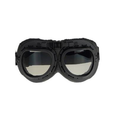 China Cycling Tactical Goggles Black Flat Angle PC Lens Dirt Bike Anti - Grapple Anti - UV Goggles Goggles For Motorcycles for sale