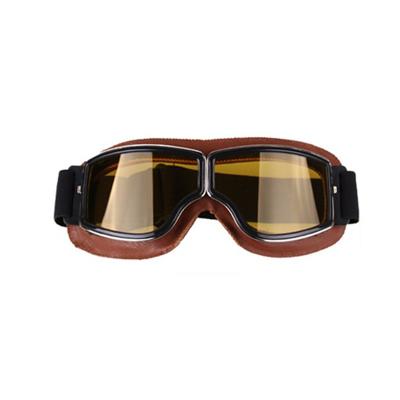 China Yellow anti-UV cross-country anti-attack glass PC glass outdoor sports motorcycle helmet motorcycle riding goggle goggles goggles for motorcycles for sale