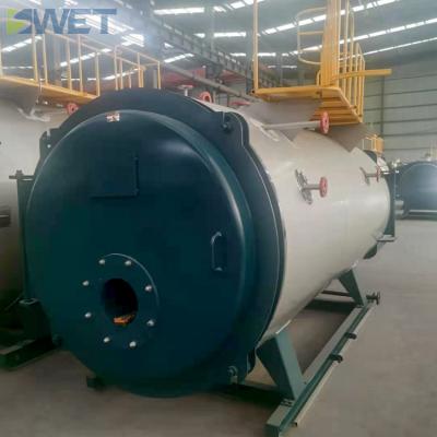 China Caldeira de vapor ateada fogo Lpg da caldeira de vapor 37kw do óleo do tubo de fogo 10T/H à venda