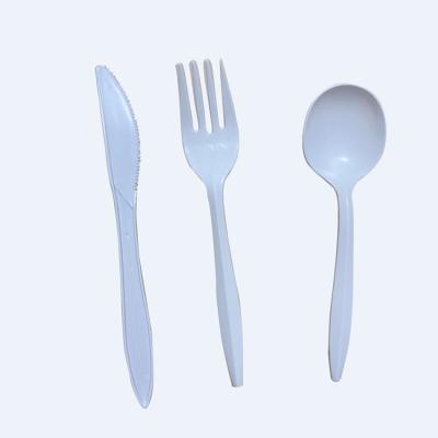 China Household Maker Environmental Plastic Cutlery Set With Disposable Napkin Take Away for sale