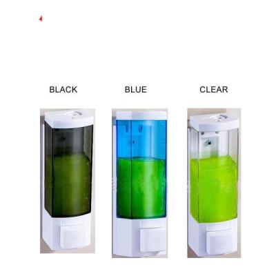 China New Modern Wholesale High Quality Liquid Soap Dispenser Plastic Wall Mounted Artificial Pump for sale