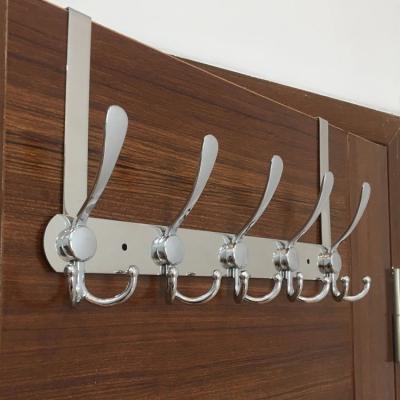 China Salebathroom viable warm clothes behind metal hanger wall mounted coat and towel OVER behind door hook for sale