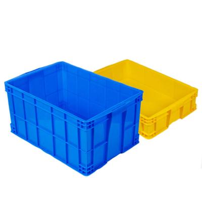 China Rectangular Disposable Thickened Plastic Turnover With Cover Large Transit Frame Rubber Box for sale