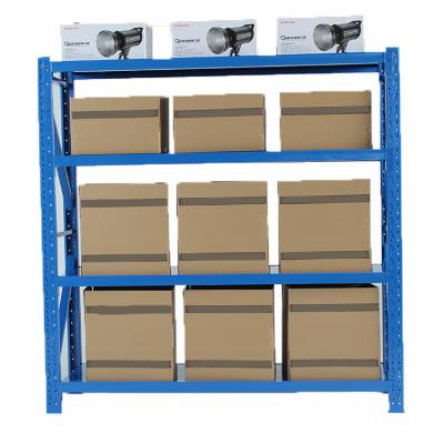 China Rustproof Anti-Corrosion Industrial Shelves Shelving Units Industrial Warehouse Storage Racks Custom Metal Shelf Rack for sale