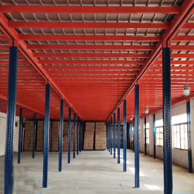 China Anti-rust Factory Wholesale Anti-corrosion Double-Layer Platform Attic Manufacturer Warehouse Heavy Storage Shelf for sale