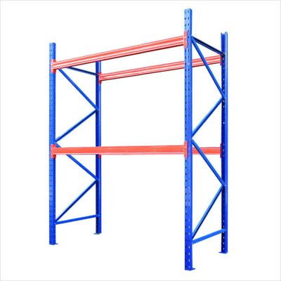 China Rustproof Manufacturer Custom Single Faced Warehouse Anti-Corrosion Heavy Duty Metal Steel Stackable Rack Shelf for sale