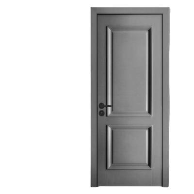 China modern cheap price interior room decorative wpc wood plastic composite door waterproof and moisture proof for sale