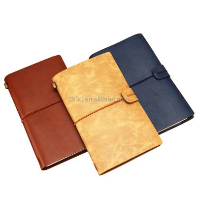 China Retro Binding Hardcover Rope Diary Detachable Meeting Minutes Notebook Simple High Quality Custom Planner Notebook for sale