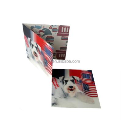 China Eco-friendly& 3D Standard Size Recyclable Custom Merry Christmas Greeting Card for sale