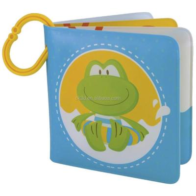 China Safe Educational Toys Green Waterproof Eva Baby Bath Book for sale