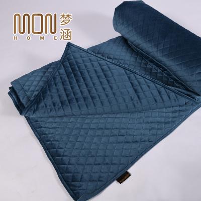 China PORTABLE Hot Sale OEM Fancy 15 Pound Reclined Custom Weighted Comfort Blanket for sale